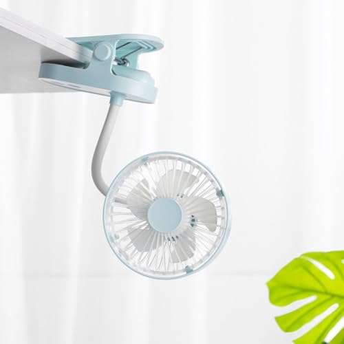 Multifunktionaler Mini-Ventilator mit USB-Ladefunktion, perfekt für jede Umgebung (blau) von SPORTARC