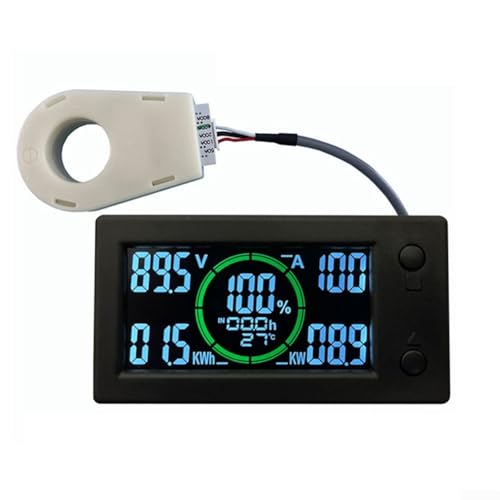 Multifunktions-Voltmeter-Amperemeter zur Überwachung des Batteriezustandes mit Niederspannungswarnungen (50 A ohne BT) von SPORTARC