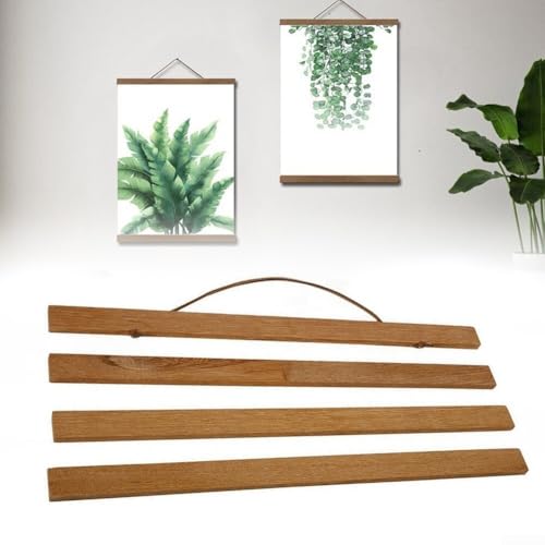 Naturally Beautiful Teakholz Posterrahmen mit einfacher magnetischer Funktionalität (41cm) von SPORTARC