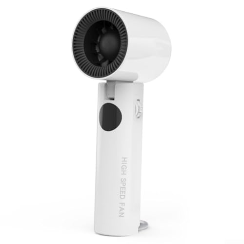 Outdoor-Turbo-Handventilator mit einstellbaren Leistungseinstellungen, leichtes Design mit praktischer Digitalanzeige (weiß) von SPORTARC