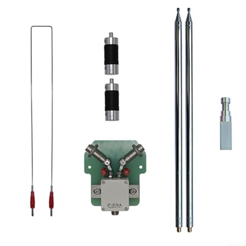 PESA DP200 Dipol-Antenne HF Kurzwelle 7 54 MHz tragbares Edelstahl-Breitband 200 W Richtsignalverstärkung mit geringem Rauschen Boden (7M-54M Version) von SPORTARC