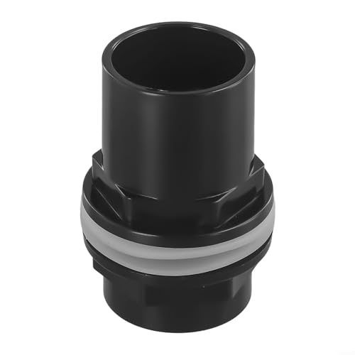 PVC-Tankanschluss mit Gewinde für Fischteich-Filtersysteme mit Dichtung und Mutter (40 mm) von SPORTARC