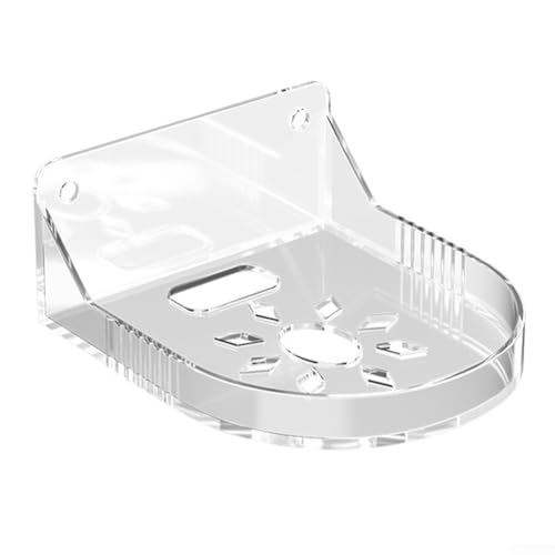 Praktisches Wandregal, kein Bohren erforderlich, um Ihren Monitor oder Router mit diesem stilvollen Design zu organisieren (transparent) von SPORTARC