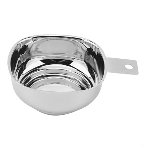 Quadratischer, wiederverwendbarer Trichter für einfaches Ausgießen in Gläser und Behälter, aus lebensmittelechtem Metall (Silber) von SPORTARC