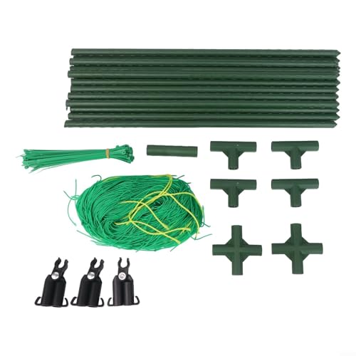 Rankgitter für den Garten mit einem Rahmen-Design zum Klettern von Gemüse wie Gurken und Kürbissen in Ihrem Garten (80 x 80 cm) von SPORTARC