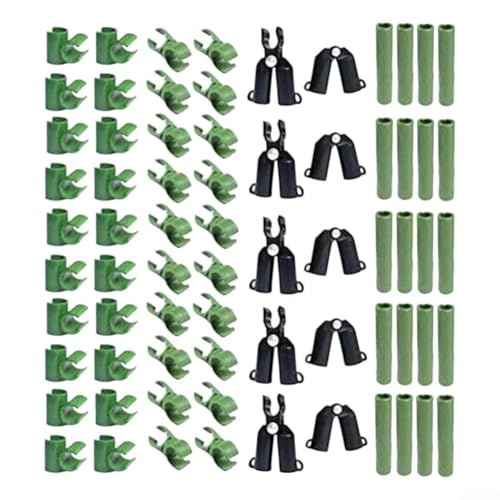 Robuste 70 Stück Pflanzenverbinder-Clips verstellbar für Kletterpflanzen in Gärten von SPORTARC