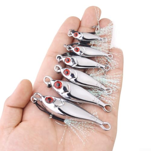 Robuste Angelköder mit sicheren Haken zum effektiven Einhaken großer Fische (10g) von SPORTARC
