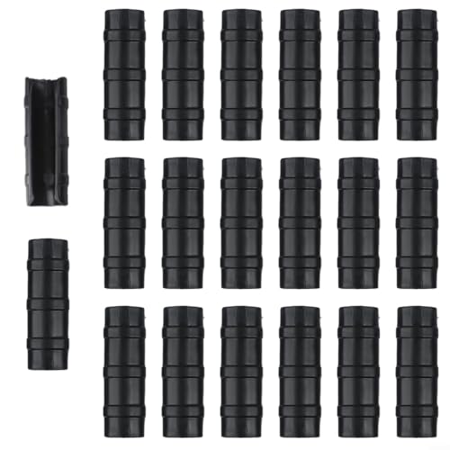 Robuste Gewächshausfolien-Reihenabdeckungsclips, Set mit 20 Rohrschellen für Reifen und Heringe (32 mm) von SPORTARC