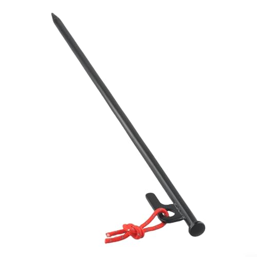Robuste Zeltheringe aus Metall mit befestigtem Seil, perfekt zur Sicherung von Vordächern und Zelten auf steinigem Gelände (30 cm) von SPORTARC