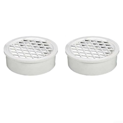 Runde Abflussrohr-Abdeckung, Badezimmer-Abfluss-Haarfänger-Set mit Diamant-Mesh-Design für Duschwanne, Waschbecken (160) von SPORTARC