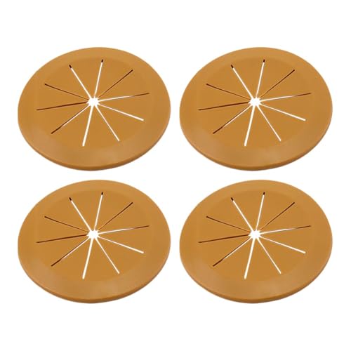 Runde Drahtlöcher aus PVC, eine einfache Möglichkeit, Ihre Kabel effizient zu organisieren (braun, 60 mm) von SPORTARC