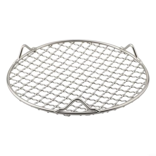 Rundes Kühlgitter aus 201 Edelstahl, geeignet zum Backen, Grillen und Kühlen von Lebensmitteln (20 cm) von SPORTARC