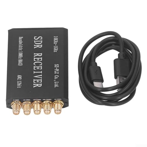 SDR-Receiver, 10 kHz bis 1 GHz Funkempfangsmodul S DR Empfänger 12 Bit Auflösung mit TypeC-Schnittstelle FOD von SPORTARC
