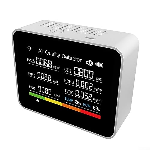 SPORTARC 13 In 1 Luftqualität Monitor Meter Temperatur & Luftfeuchtigkeit Tester TVOC PM2.5 von SPORTARC