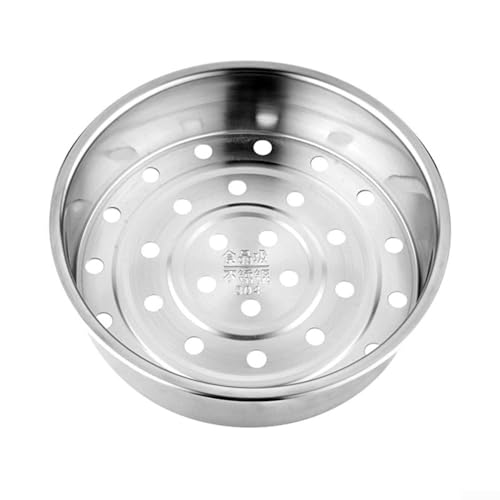 SPORTARC 304 Edelstahl-Dampfkorb, Reiskocher verdickter Dampfkorb, Küche Haushalt Reiskocher Dampfgarer Zubehör (22,5 cm) von SPORTARC