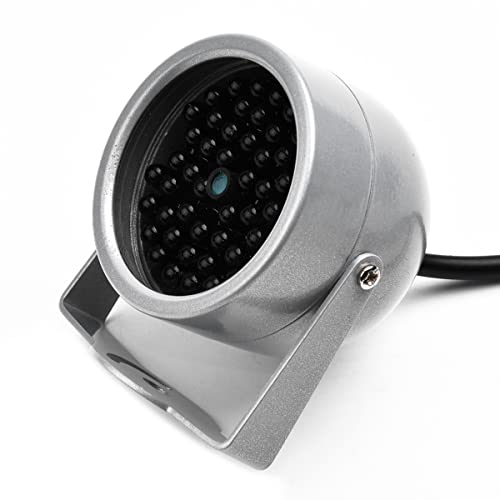 SPORTARC 850 nm 48 LED IR-Lichter Illuminator Nachtsicht Licht IR-Infrarot-Flutlicht für Überwachungskamera, Außen- und Innenbereich von SPORTARC