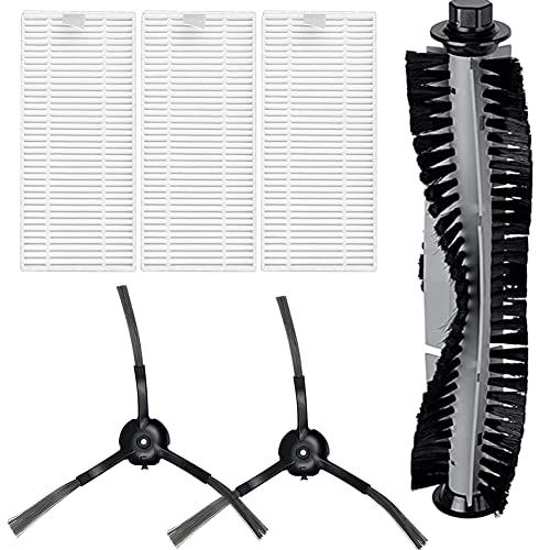 SPORTARC Zubehör für N2 Saugroboter, All-in-One-Set, 1 x Rollenbürste, 3 x HEPA Filter, 2 x Seitenbürsten für Teppich, Fliese, Holz von SPORTARC