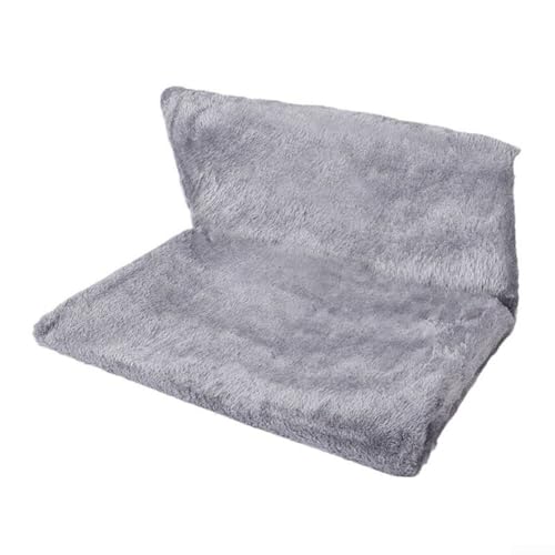 SPORTARC Gemütliches Heizkörperbett für Katzen, faltbares Design mit bequemem Villus-Material (grau) von SPORTARC