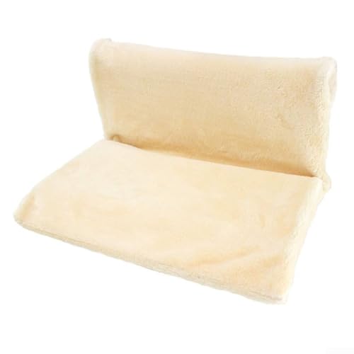 SPORTARC Kuscheliges Heizkörper-Haustierbett, weiche Plüschwiege mit robuster Metallstruktur (Beige) von SPORTARC