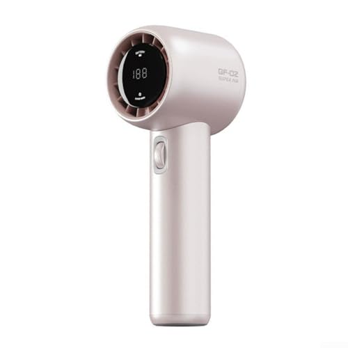 SPORTARC Mini-Handventilator, tragbarer Ventilator, Luftbefeuchter, Nebel, Handventilator ausgestattet mit 199-Gang-Turbolader-System für Zuhause, Büro, Reisen (Rosy) von SPORTARC