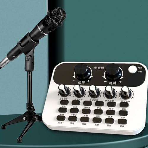 SPORTARC Mobile Live Broadcast Soundkarte Mini Live Broadcaster, Bluetooth 5 0 kompatibel, hochempfindliches Kondensatormikrofon SPORTARC Mobile Live Broadcast Soundkarte Mini Live Broadcaster, Bluetooth 5 0 kompatibel, hochempfindliches Kondensatormikrofon von SPORTARC
