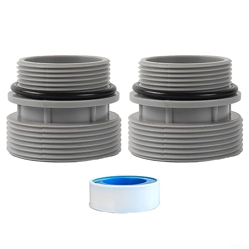 SPORTARC Poolschlauch-Umbausatz Filterschlauch-Umbausatz – oberirdischer Pool-Adapter verbindet für Intex Pool 40 mm auf 1 1/2 Zoll Umbausatz von SPORTARC