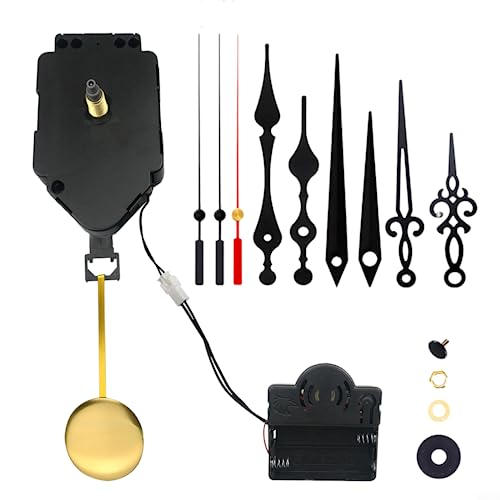 Quarzuhr, komplette Pendeluhr, Quarzuhr, Pendelauslöser, Uhrwerk, Glockenspiel, Melodie-Mechanismus, Uhr-Set, Metallzeiger, 002 Quarzuhr, komplette Pendeluhr, Quarzuhr, Pendelauslöser, Uhrwerk, Glockenspiel, Melodie-Mechanismus, Uhr-Set, Metallzeiger, 002 von SPORTARC