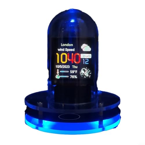 SPORTARC Smart Optical Tube Clock, Glow Tube Clock Smart WiFi Networking Clock Automatic Update Digital Computer, Tischwecker 8 x 8 x 9 cm SPORTARC Smart Optical Tube Clock, Glow Tube Clock Smart WiFi Networking Clock Automatic Update Digital Computer, Tischwecker 8 x 8 x 9 cm von SPORTARC