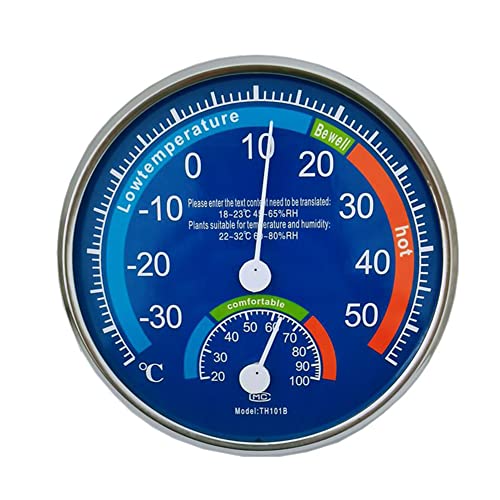 SPORTARC Thermometer Hygrometer Thermo Analog Luftfeuchtigkeit Raumklima Kontrolle innen blau von SPORTARC
