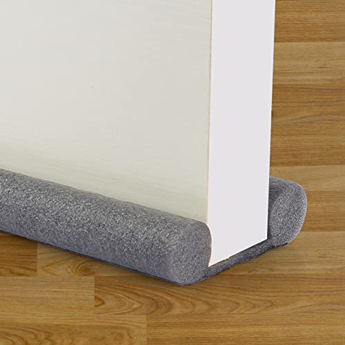 SPORTARC Twin Door Draft Stopper, Double Side Under Door Bottom Seal Strip Noise Blocker, 92cm Waterproof Seal Strip Draught Excluder Stopper Door Bottom Guard von SPORTARC