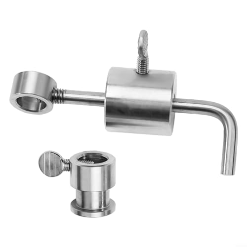 SPORTARC Weight Balancer BBQ Rod Limiter For Even Rotisserie Cooking, Stainless Steel Spieß Balance Counterweight von SPORTARC