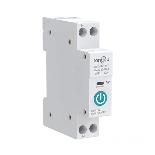 SPORTARC für Tuya Smart Leitungsschutzschalter, 16 A, WLAN, 1P DIN-Schiene, Heim-Fernbedienungsschalter, für Tuya Smart Edition, drei Timing-Modi von SPORTARC