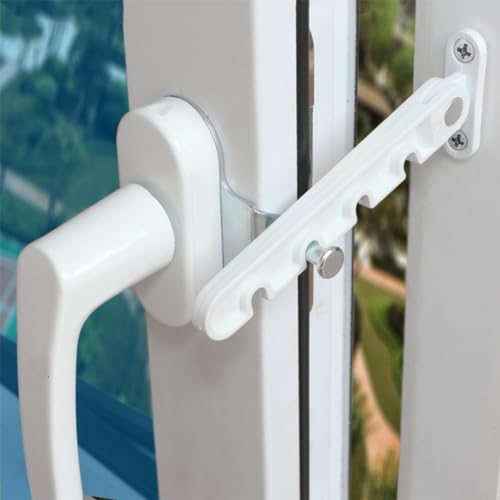 Sash Limiter Latch For Home Security, Child Safety, Easy Installation, Prevent Climbing Out Sash Hook Wind Hook (1PCS) von SPORTARC