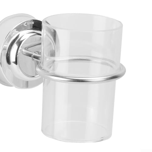 Saugnapf Zahnbecher Halter Wandmontage Ohne Bohren Saugnapf Zahnputzbecher Zahnbecher Halter Badezimmer Becherhalter 8x15x14cm von SPORTARC