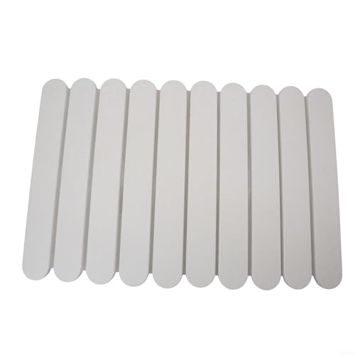 Schnell trocknende faltbare Geschirrmatte für die Küche, hergestellt aus Steindiatomeen-Schlamm und rutschfestem PVC, um Feuchtigkeit zu absorbieren und die Theken trocken zu halten (60 x 39 cm) von SPORTARC