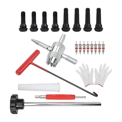 Schnellzugriff-Reifenventil-Werkzeug-Set, perfekt für Reparaturen an Autos und Rasengeräten von SPORTARC