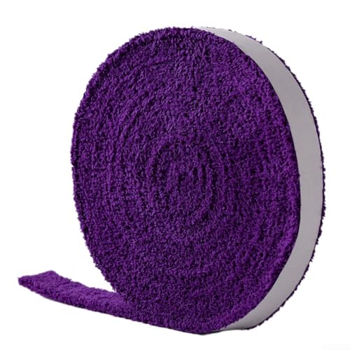 Selbstschlägergriffband, 10 m Handtuch-Material für verbesserte Schweißabsorption, Violett von SPORTARC
