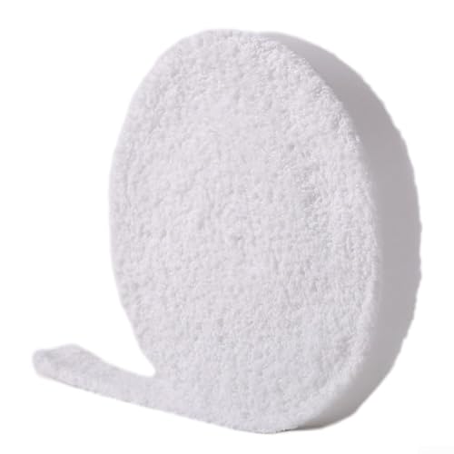 Selbstschlägergriffband, 10 m Handtuch-Material für verbesserte Schweißabsorption, Weiß von SPORTARC