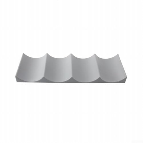 Simplistic Yet Functional Stackable Wine Rack Designed to Hold 10 Bottles Without Tipping Over (Gray) von SPORTARC