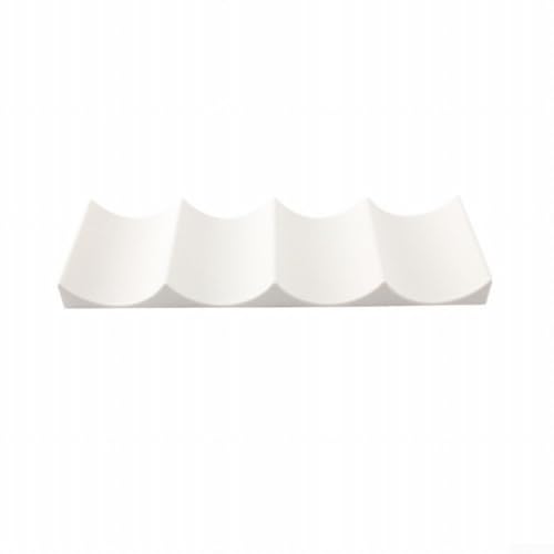 Simplistic Yet Functional Stackable Wine Rack Designed to Hold 10 Bottles Without Tipping Over (White) von SPORTARC