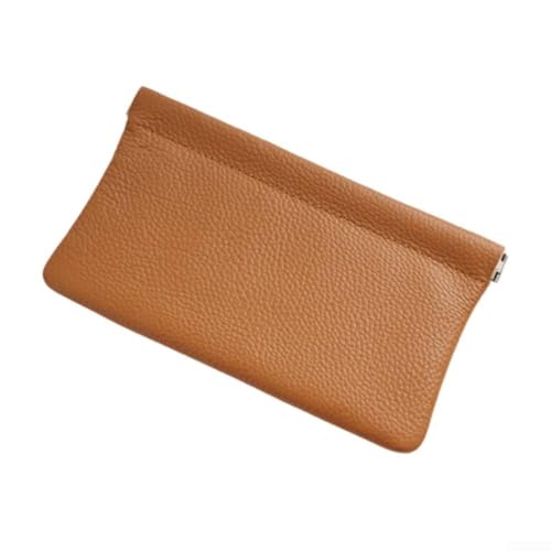 Smart Design Lange Brieftasche mit automatischem Verschluss für einfachen Zugriff auf Bargeld, Karten und Reisepass (Orange) von SPORTARC