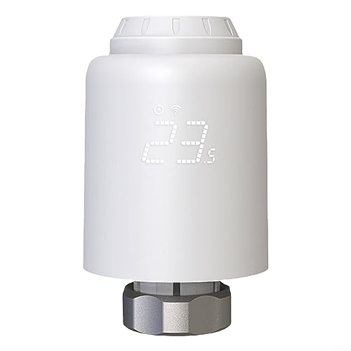 Smart Heizkörperthermostat - WiFi Smart Heizkörperventil, Digitale Heizungssteuerung per App, Einfache Installation, Energie sparen - Funktioniert mit Alexa- und Google- Assistent Smart Heizkörperthermostat - WiFi Smart Heizkörperventil, Digitale Heizungssteuerung per App, Einfache Installation, Energie sparen - Funktioniert mit Alexa- und Google- Assistent von SPORTARC