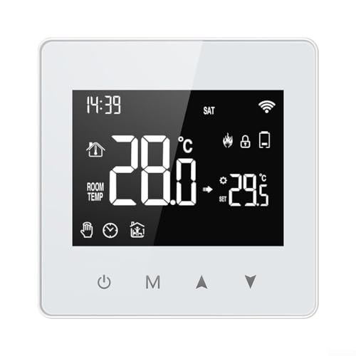 SPORTARC Smart für Tuya WiFi Thermostat, Home Programmierbare LCD Touchscreen Thermostat, Gas Boiler Temperaturregler APP Fernbedienung SPORTARC Smart für Tuya WiFi Thermostat, Home Programmierbare LCD Touchscreen Thermostat, Gas Boiler Temperaturregler APP Fernbedienung von SPORTARC