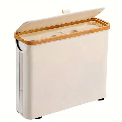 Smart and Elegant Bathroom Storage Basket Perfect for Toilet Paper Organization (Gray) von SPORTARC