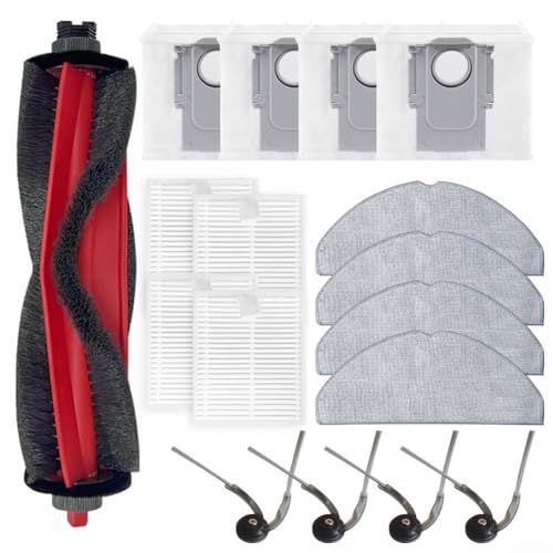 Staubsauger-Ersatz-Set, Hauptseitenbürste, Wischmopp, Tuch, Filter, Staubbeutel-Set für Roborock für Q7 M5+ für Q7 TF+ (A) von SPORTARC
