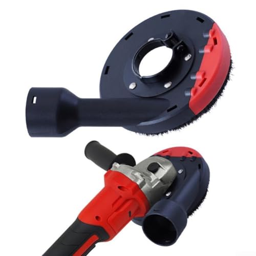 Staubschutz für Winkelschleifer mit sicherem Spannmechanismus und effizienter Staubsammlung für sauberes Arbeiten (Typ 125) von SPORTARC