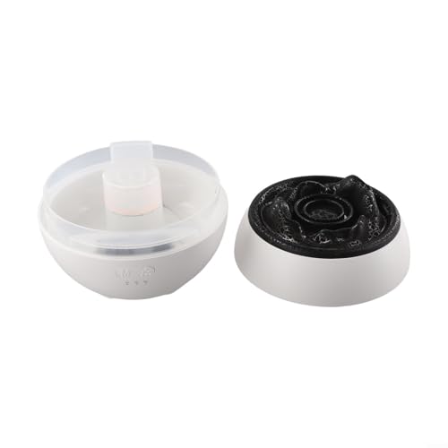 Stilvolle Flammenform Diffusor für ätherisches Öl, 360 ml Cool Mist Luftbefeuchter mit sieben beruhigenden Farbeinstellungen (weiß mit Rissen) von SPORTARC