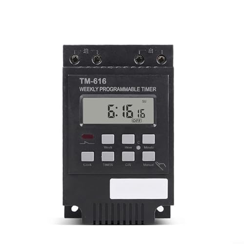 TM616 AC 220 V programmierbarer Timer, LCD-Display, energiesparender Chip (12 V) von SPORTARC