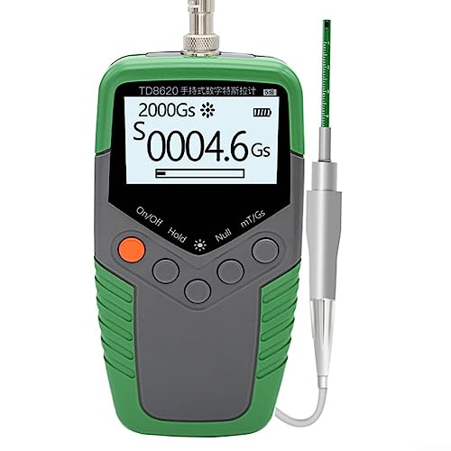 Digitales Gauss-Messgerät für Tesla-Messgerät, Permanentmagnet, Gauß-Messgerät, Handgerät, digital, für Tesla-Messgerät, 5 % TD8620 von SPORTARC