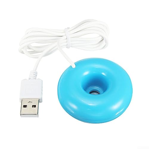 Tragbarer Luftreiniger und Luftbefeuchter in Mini-Donut-Form für Komfort (blau) von SPORTARC